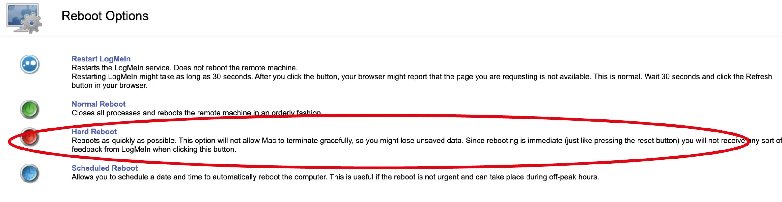 Step 4 of the technical guide for 'How Do I Restart My Work PC From Home'