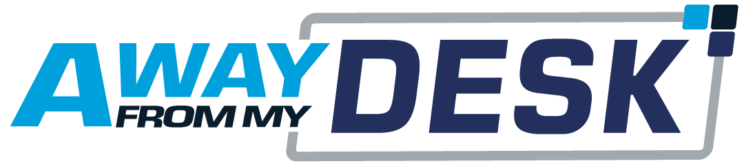 Blue Away From My Desk Logo