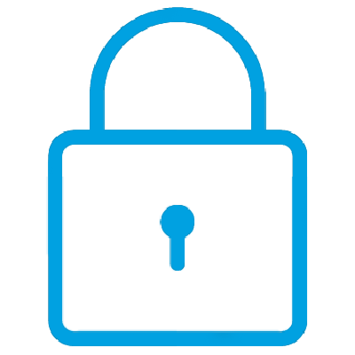 outline of a locked padlock
