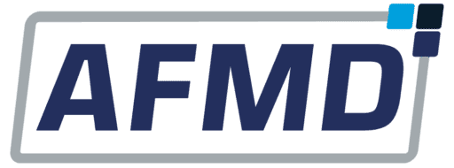 Small Old Away From My Desk Blue Logo