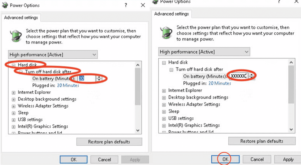 Screenshot showing step 9 of How To Stop A PC Going Into Sleep Mode tech guide