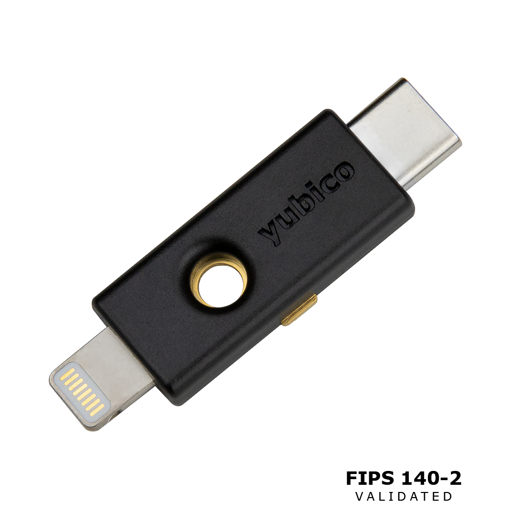 The front of a YubiKey 5ci fips token