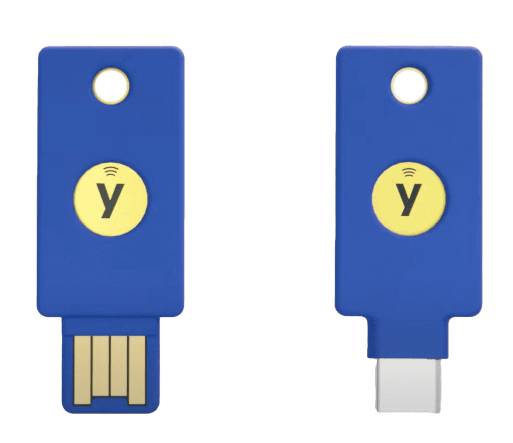 Two Factor Security Keys, USB-A and NFC Security